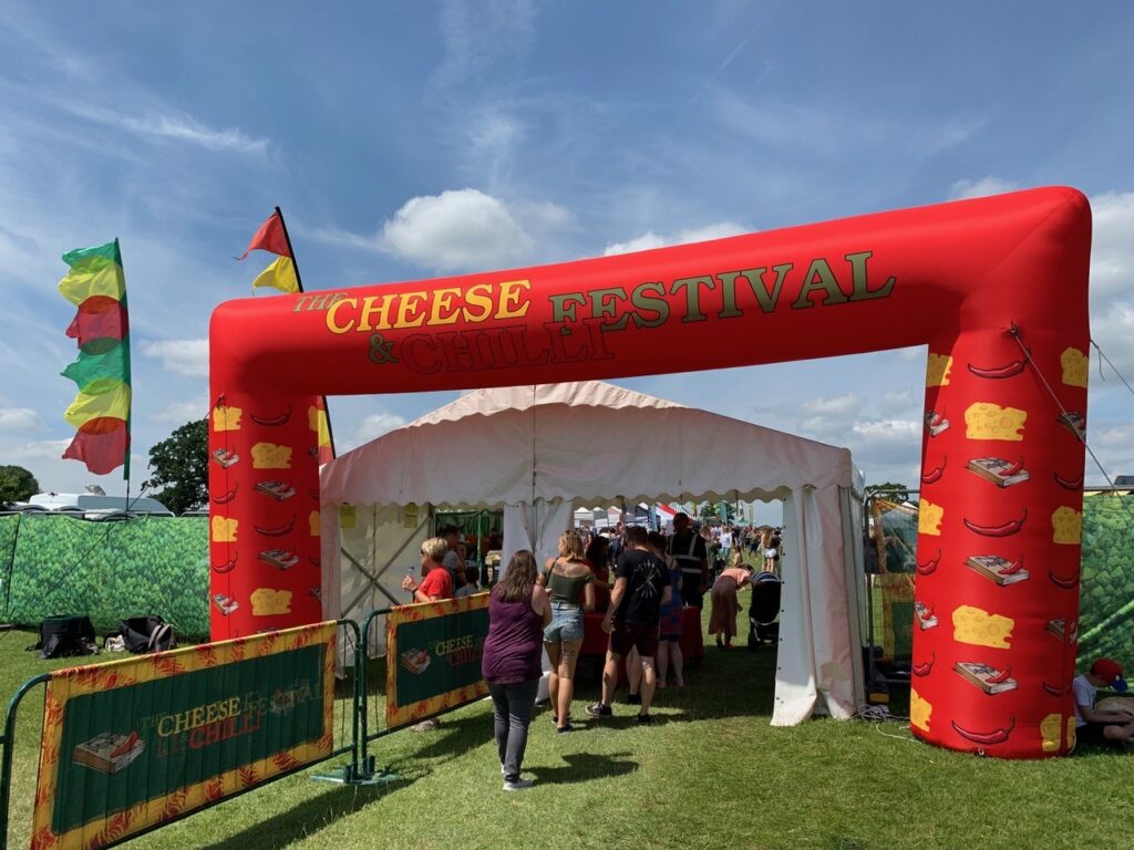 cheese and chilli festival entrance