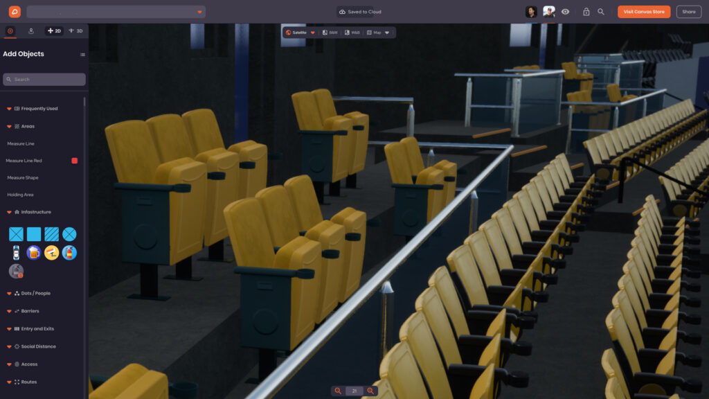 Venue Twin interactive 3D stadium digital twin