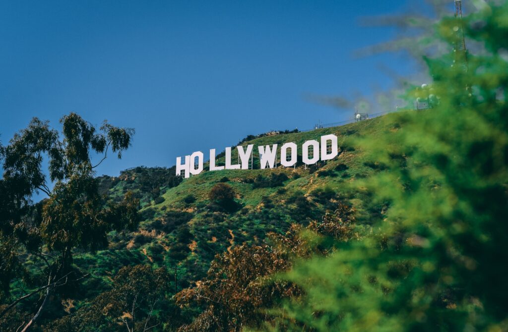 Hollywood-skilt i Los Angeles