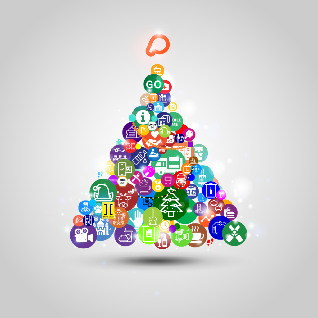 Christmas tree of OnePlan icons