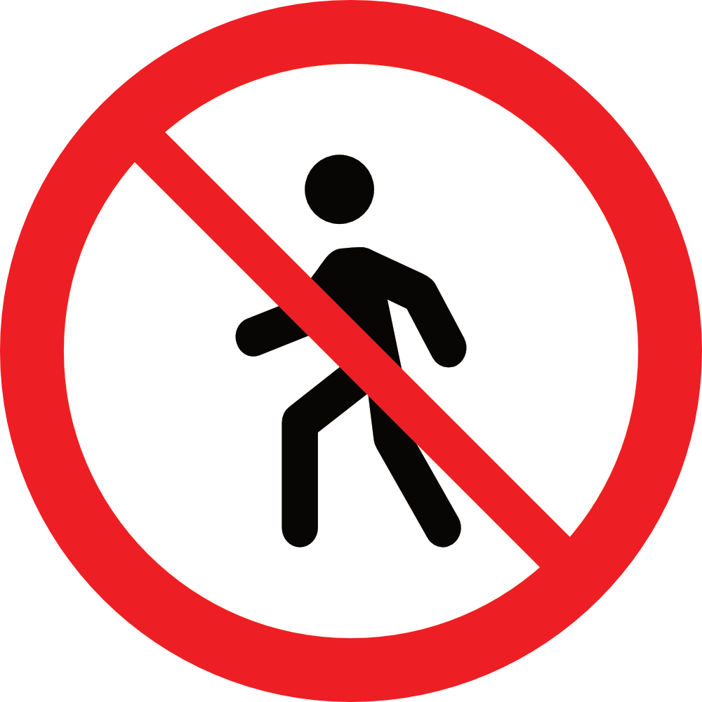 Pedestrian Barrier High Risk