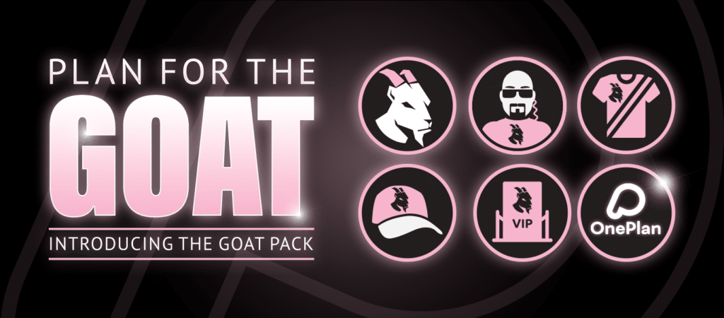 GOAT pack in OnePlan promo image