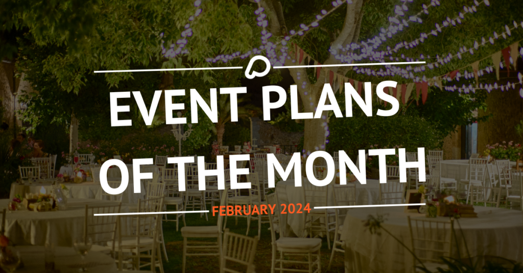 Planos de eventos do mês - Imagem de fevereiro