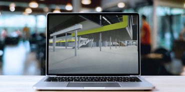 ExCeL Venue Twin on laptop
