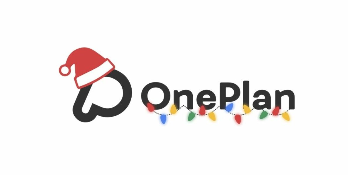 OnePlan Christmas Logo